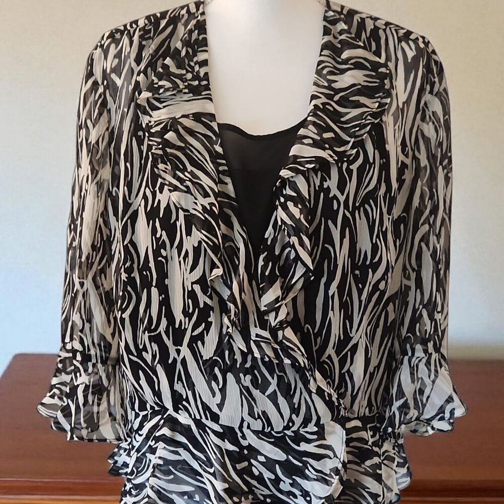 Jones NY "Collection" Twinset (Blouse & Tank)